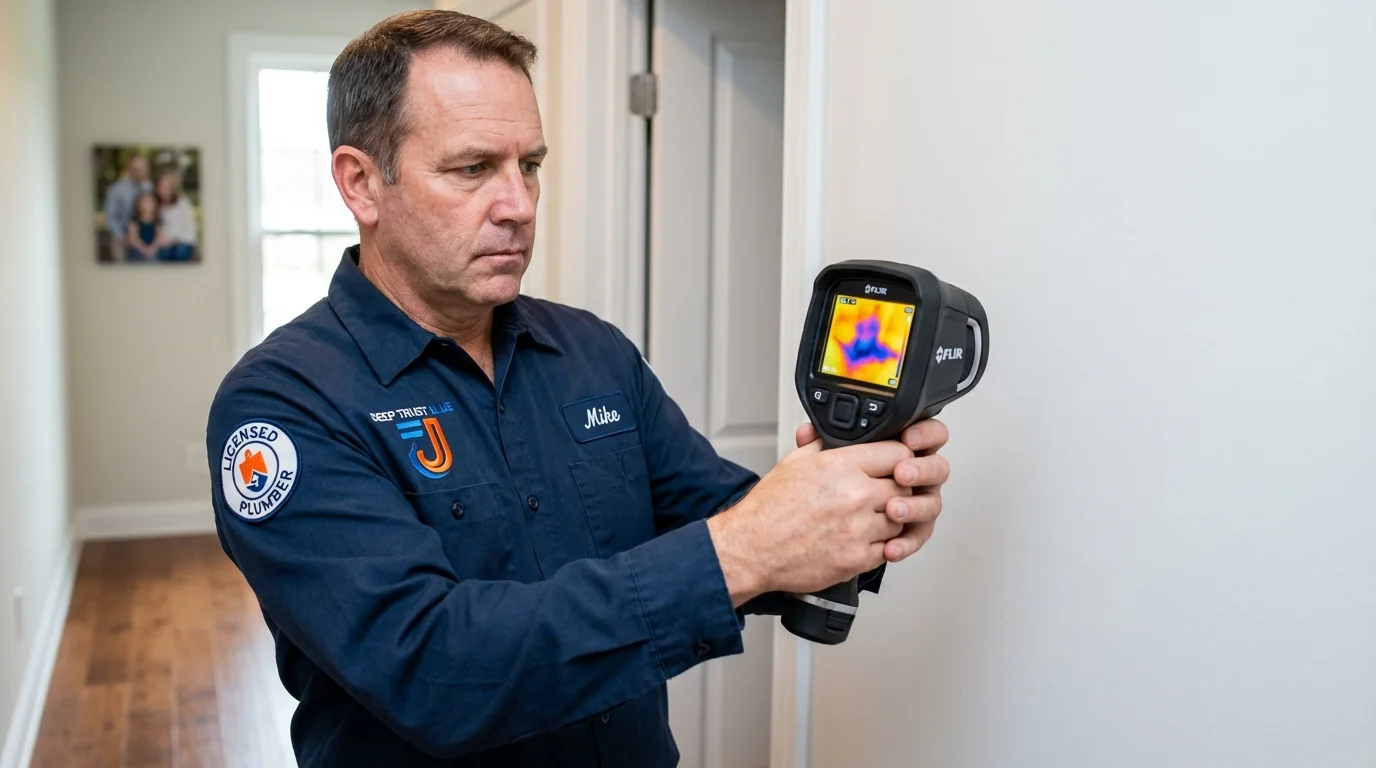 Thermal imaging leak detection by Johns Plumbing LLC in Chebanse